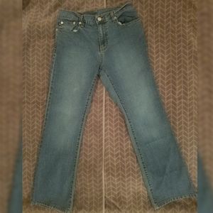 Ralph Lauren Classic Bootcut Blue Jeans Size 6